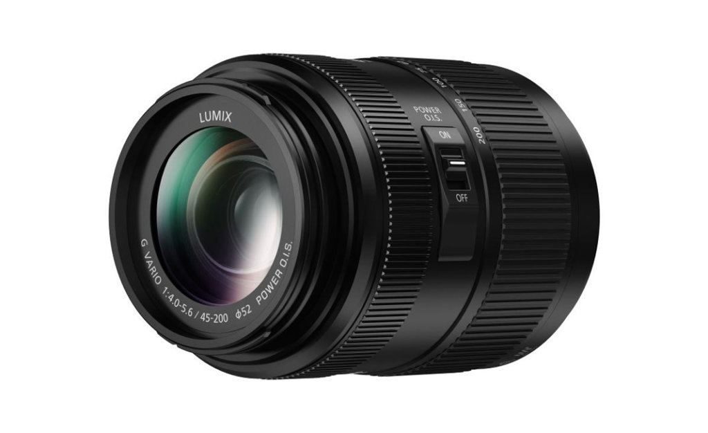 Panasonic Lumix G Vario 45-200mm f4-5.6 II OIS Seitlich Panasonic 45-200mm II bei Foto Seitz