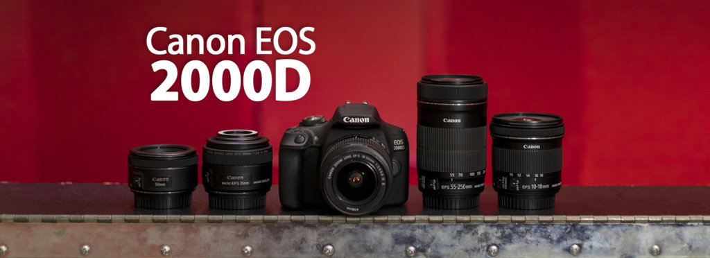 Canon EOS 2000D mit Objektiven bei Foto Seitz