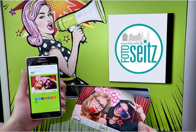 Foto-Box/Selfie-Box zum ausleihen bei Foto Seitz