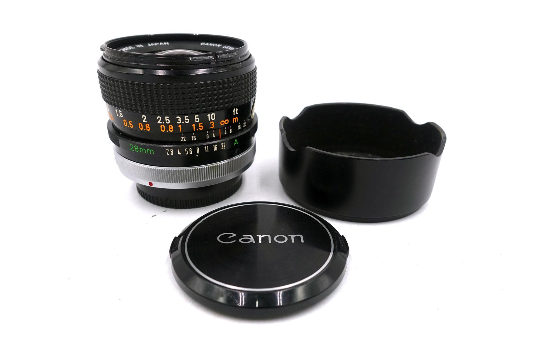 Canon FD 28mm f/2.8 S.C.