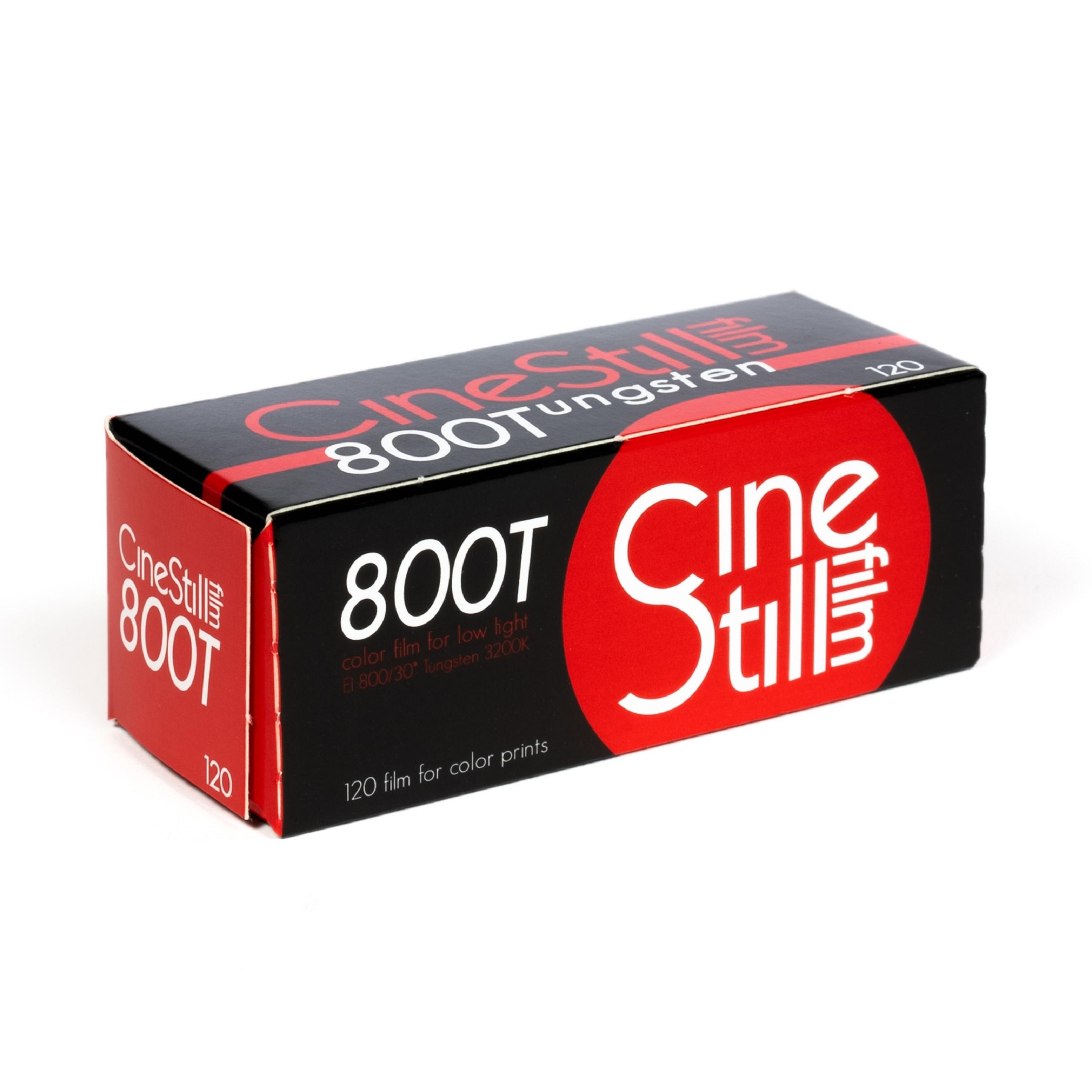 CineStill 800T – 120 Mittelformat Farbnegativfilm (ISO 800, Tungsten)