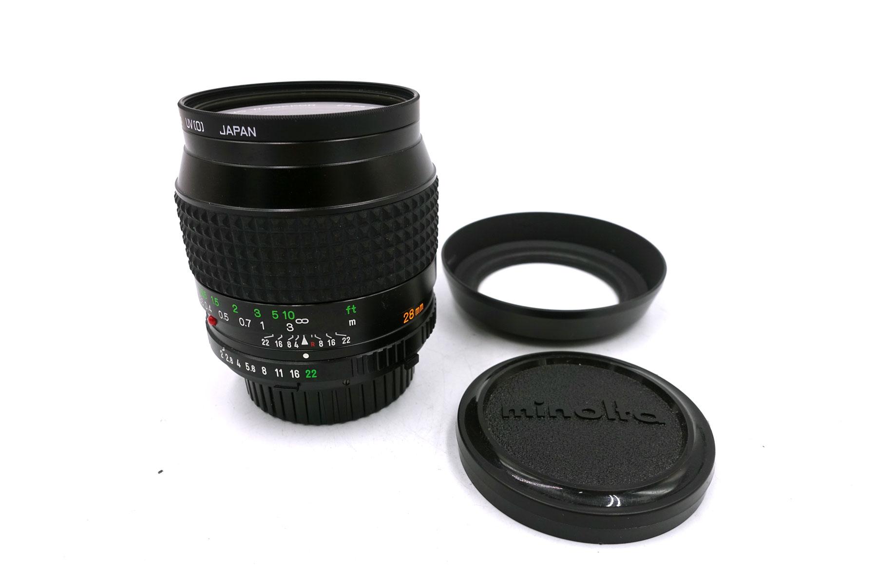 Minolta MD W.Rokkor 28mm f/2.0 – lichtstarkes Weitwinkelobjektiv für Minolta MD-Mount
