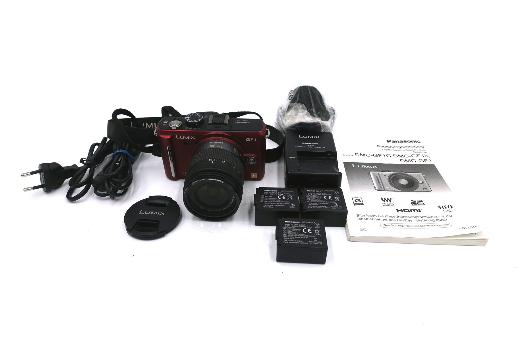 Panasonic Lumix DMC-GF1 mit Lumix G Vario 14–45mm 3.5–5.6 O.I.S.