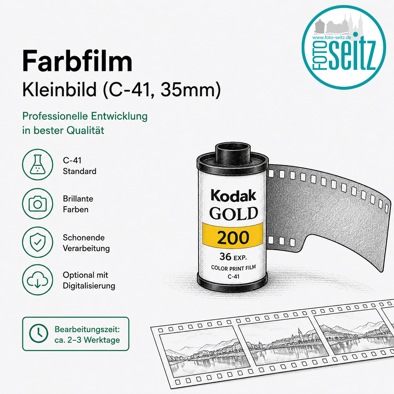 Farbfilmentwicklung (35mm, C-41)