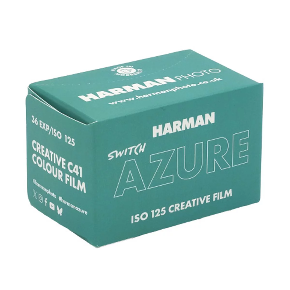 Harman Switch Azure 125 – 35mm Farbnegativfilm (ISO 125, 36 Aufnahmen)