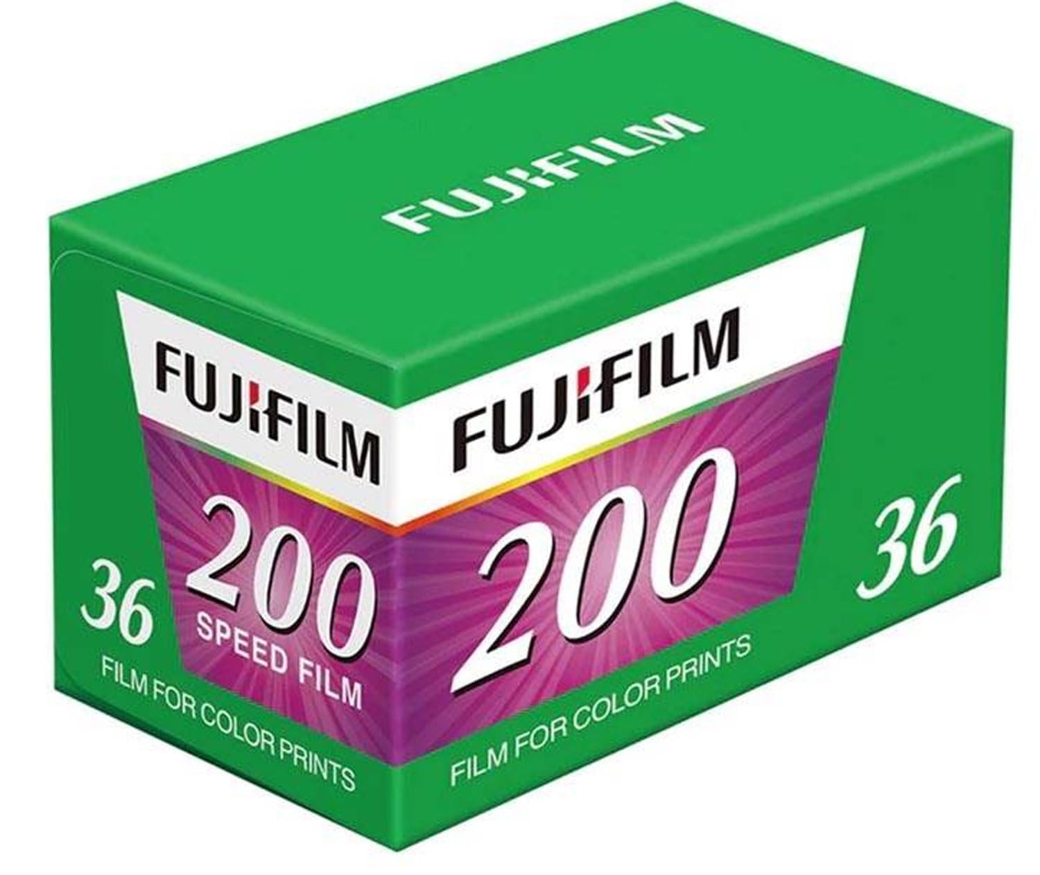 Fujifilm 200 Speed Film – 35mm Farbnegativfilm (ISO 200, 36 Aufnahmen)