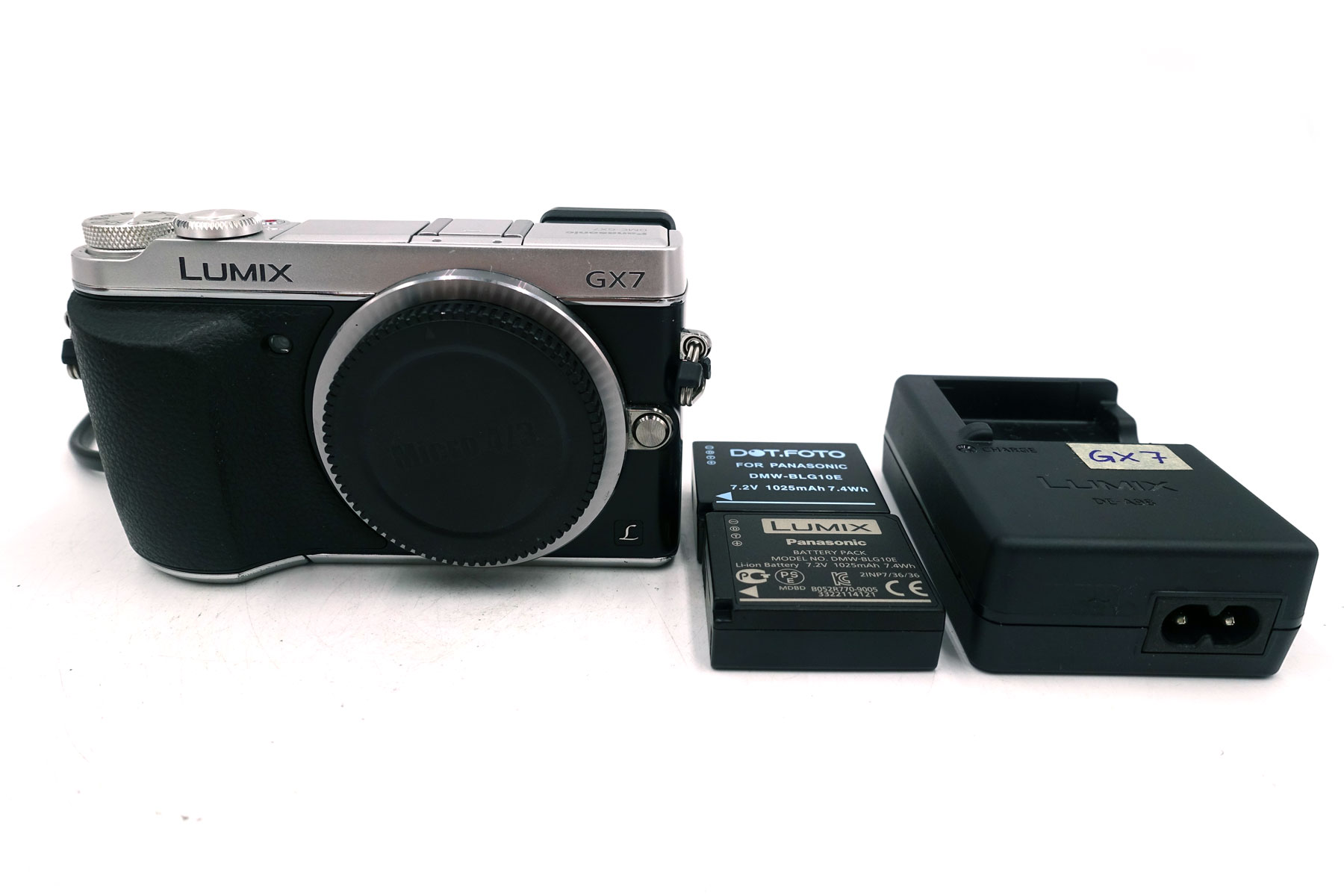 Panasonic Lumix DMC-GX7 Gehäuse – Spiegellose Systemkamera (ca. 6.200 Auslösungen)