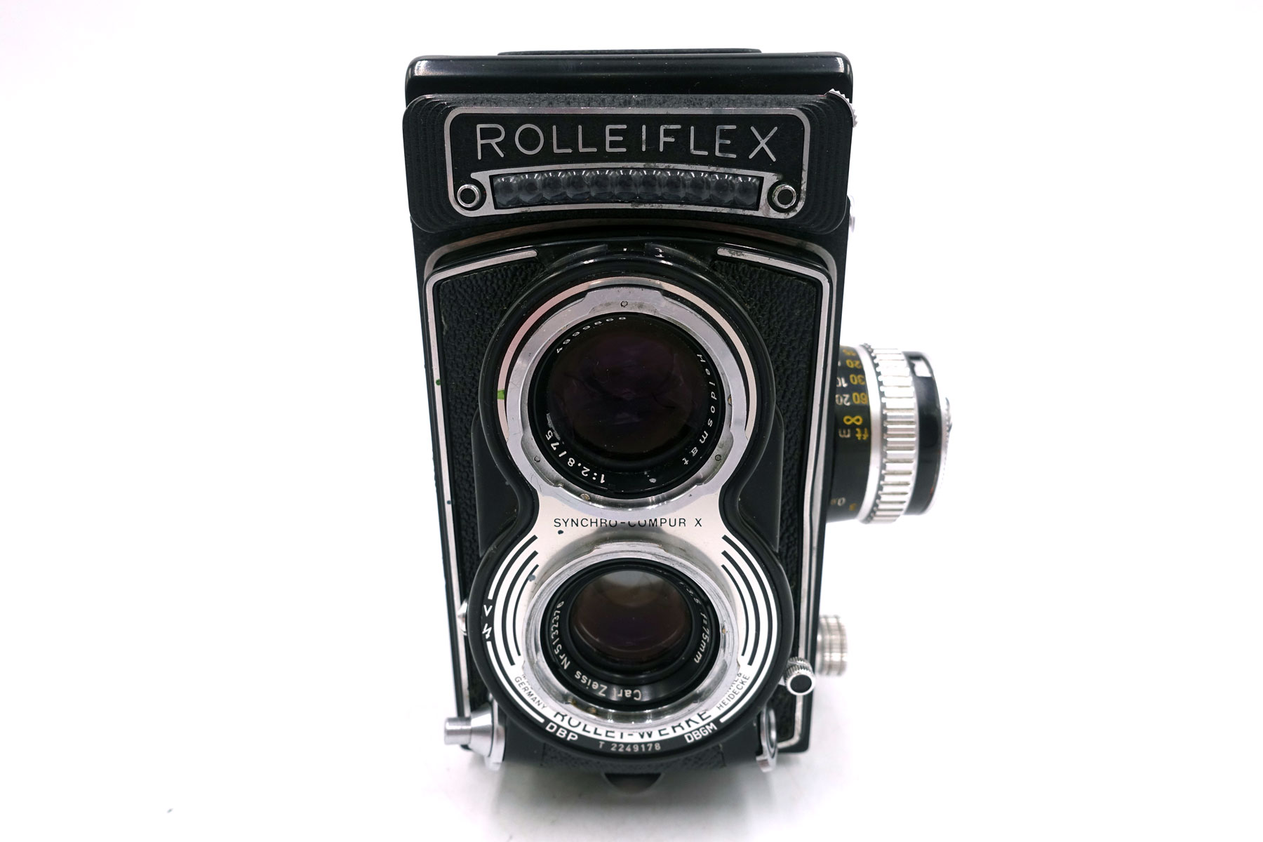 Rolleiflex T mit Carl Zeiss Tessar 75mm f/3.5 – Klassische analoge Mittelformat-TLR – Bild 2