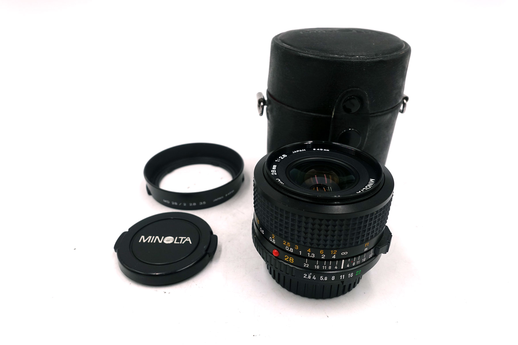 Minolta MD 28mm f/2.8 – Kompaktes Weitwinkelobjektiv für Minolta MD